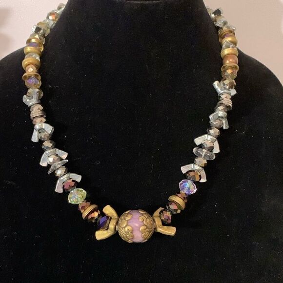 Large Beaded Necklace  - Picture 2 of 5